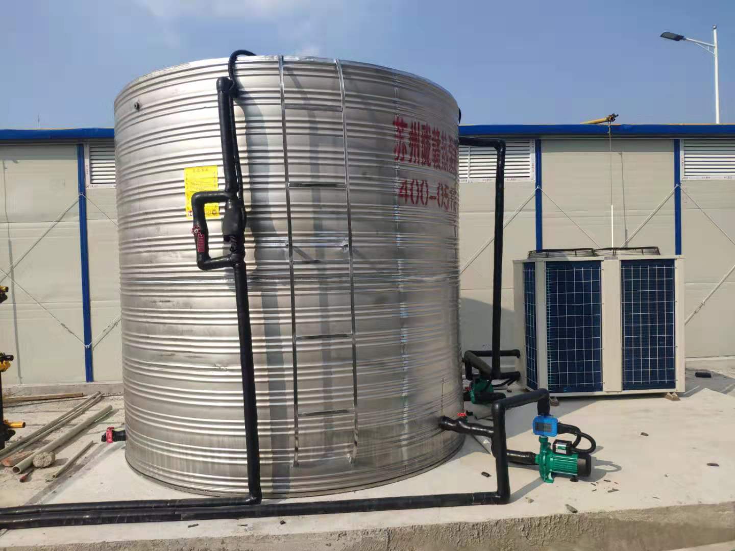 工地热水系统用了空气能热水器效果如何,你想知道的都在这里 工地热水系统用了空气能热水器效果如何,你想知道的都在这里